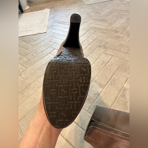 Elaine Turner Brown Leather Suede Boots EUC Sz 8 - Picture 4 of 9